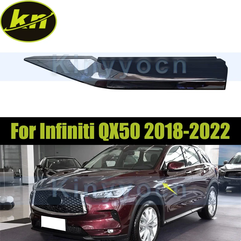 

Front Side Fender Vent Louver Trim For Infiniti QX50 2018-2022 Side Fender Trim