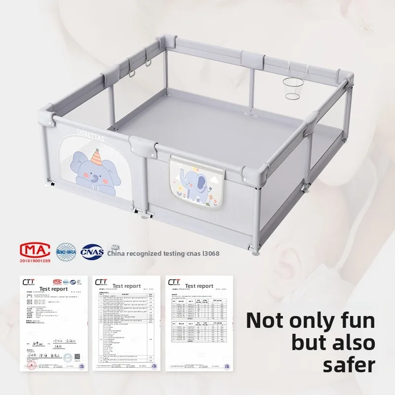 Baby Safety Fence Gate Play Yard Walk Training Home Use Baby Ground Walking Safety Fence Amusement Park Baby Playpen