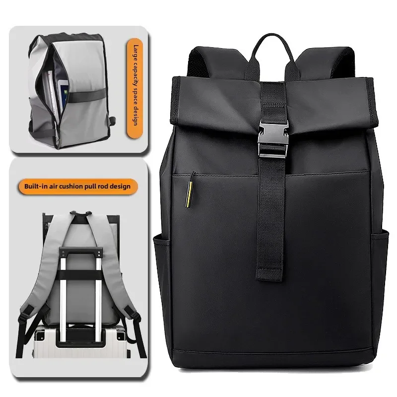 New Backpack For Men Women 14-15.6 Inch Laptop backpacks Oxford Cloth Waterproof Short Distance Travel mochilas Men Black рюкзак