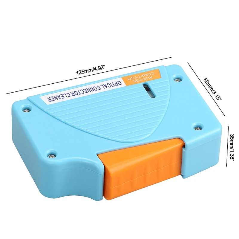 Hộp làm sạch mặt sợi cuối AUA-550 Pigtail Cleaner Cassette Fiber Lauing Tool Dropship