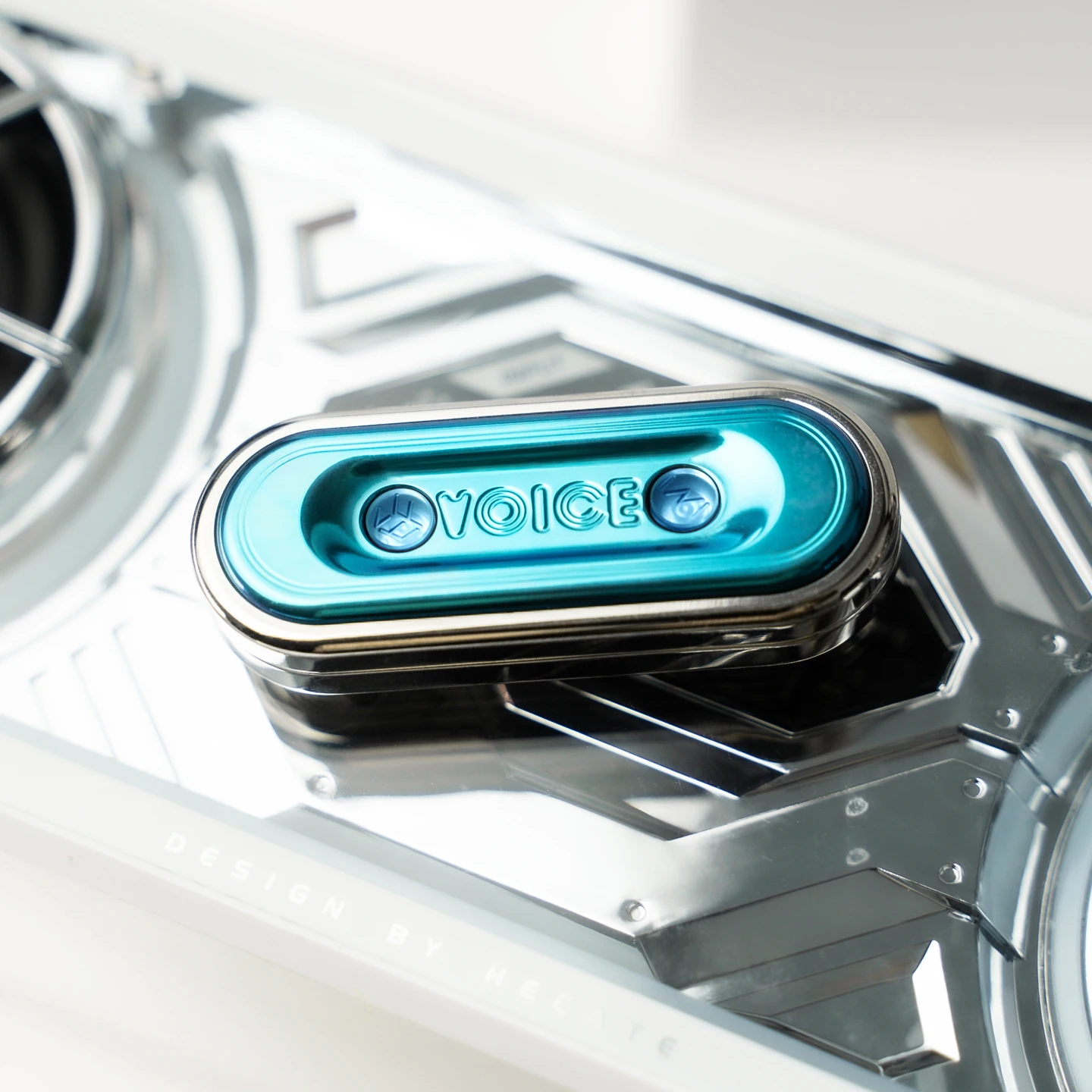 WMEDC VOICE poche mécanique métal Dense Segment pressage bout des doigts carte coulissante jouet de décompression de bureau