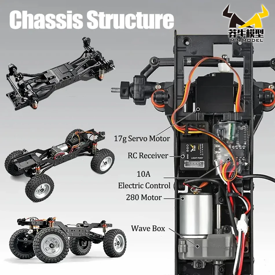 MN168 1:12 سيارة الرجعية مع أضواء LED كامل النطاق محاكاة المهنية على الطرق الوعرة تسلق سيارة التحكم عن بعد مركبة يتم التحكم بها عن بُعد نموذج اللعب