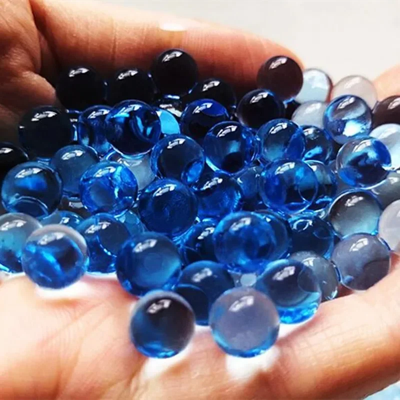 7-8mm50000 pçs bolas de mármores de água balas crianças pistola de água brinquedo bb pistola boné armas pelotas cristal argila bala brinquedos das crianças