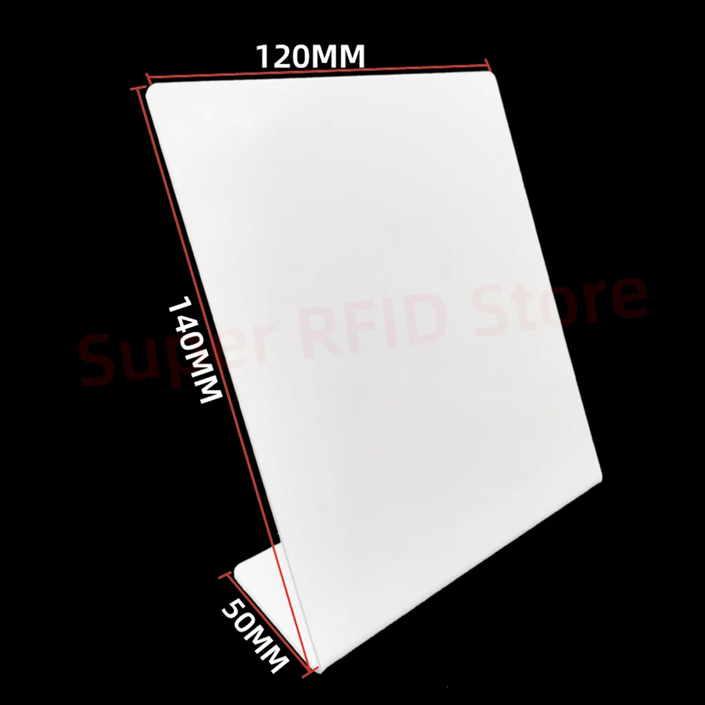 NFC Tap Cards Stand White Customizable 13.56MHz NFC 213 215 Chip 144/504Bytes Social Media RFID NFC Google Review Stand Display