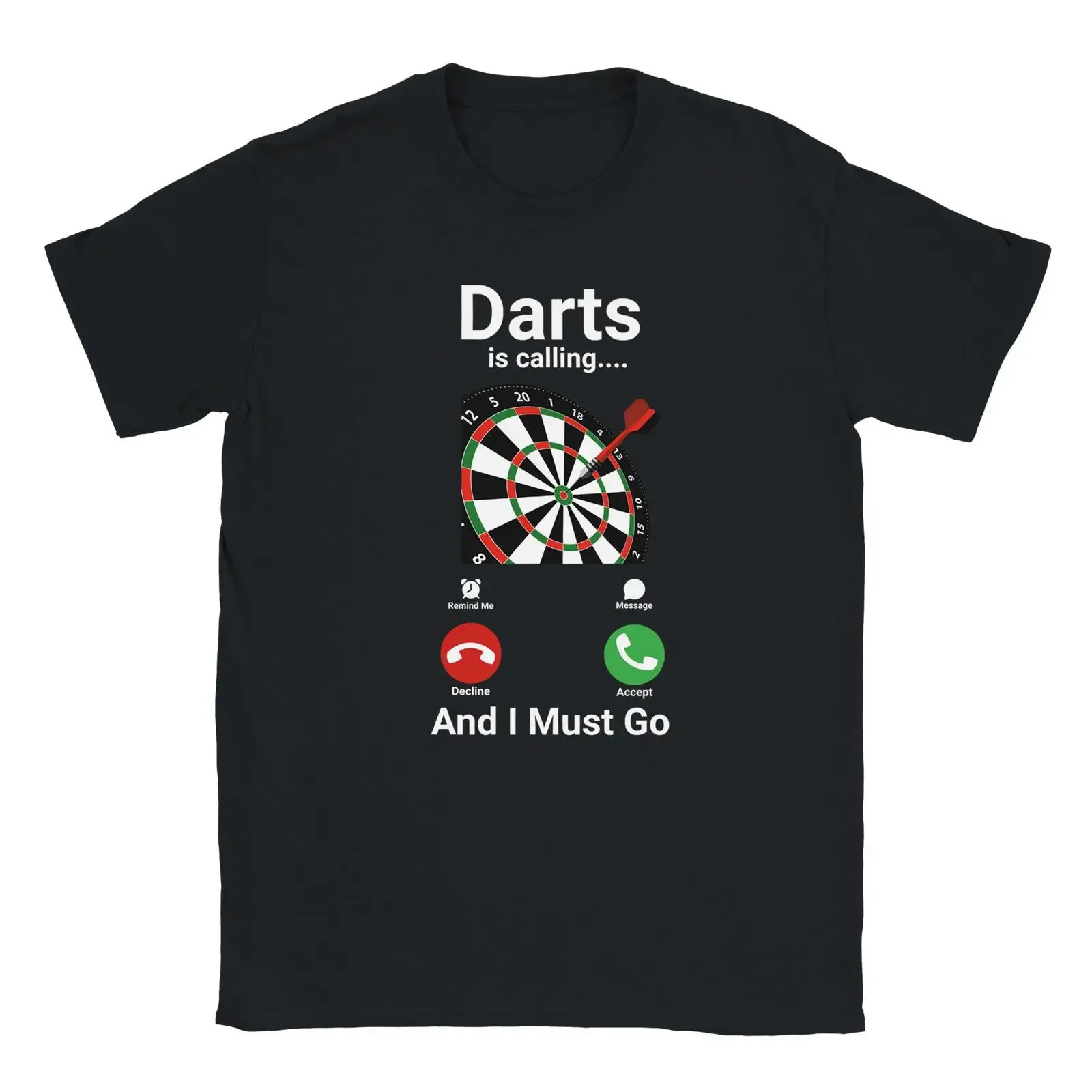 Darts Is Calling And I Must Go T Shirt Funny Dartboard Meme Pub Humor for Player League Fans vintage Washed homme
