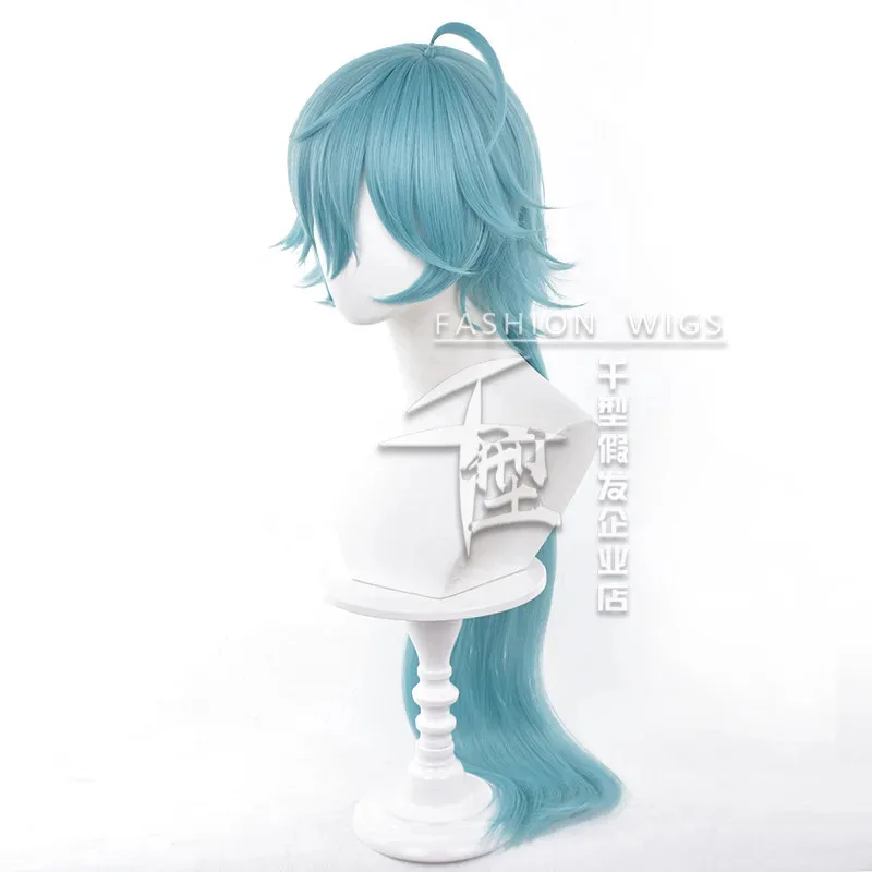 لعبة ES Hojo Raika الاصطناعية طويلة 90 سنتيمتر مستقيم تأثيري أنيمي شعر مستعار مقاومة للحرارة الشعر هالوين شعر مستعار للحفلات Capx ، 5;d'2.y;8'