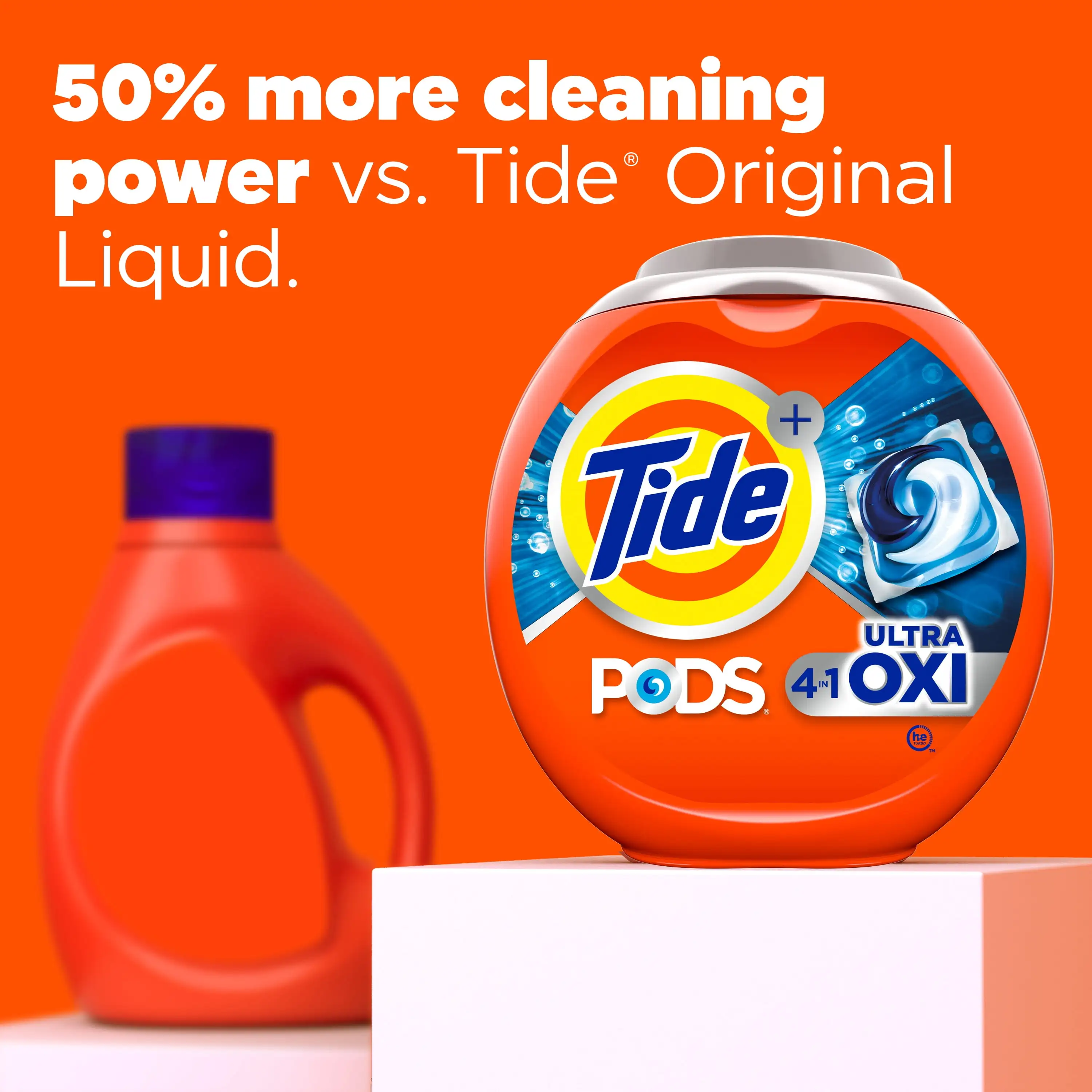 Laundry Detergent Packs 23 Count Helps Tackle Tough Set in Odors Dissolves in Both Hot Cold Water 4 in 1 Technology