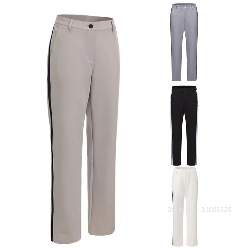 2025 New Golf Men's Pants New Autumn Spring Sports and Leisure Pants Straight Thick Golf Trousers Elastic Outdoor Sweatpant