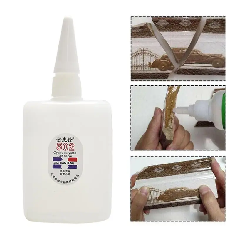 Multipurpose Super Fast Cola Especial Rápida, Ligação Rápida Instantânea, Eficaz para Modelos Hobby e Woodturn