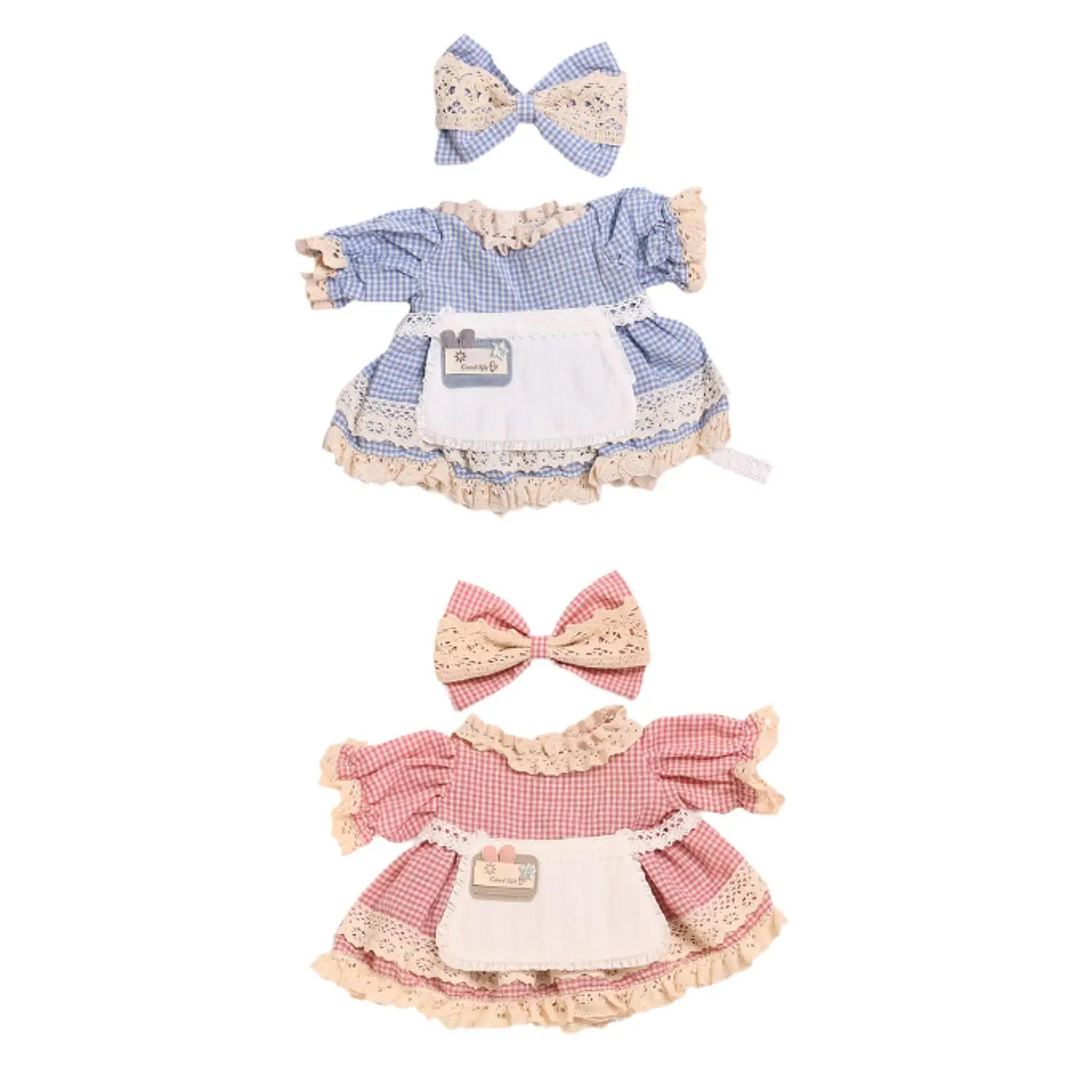 

38cm Doll Dress Clothes Doll Clothing Pendant Doll Fashion Birthday Gifts Decoration for Little Girls DIY Dress up Costumes