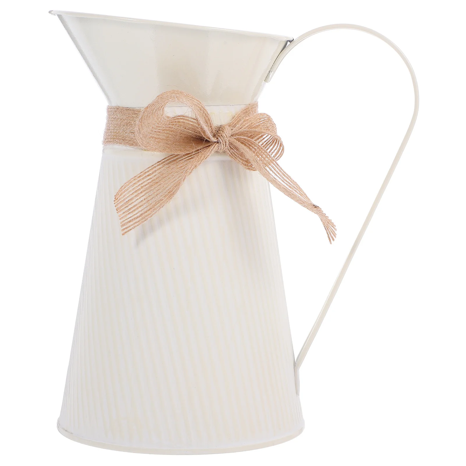 

Flower Arrangement Bucket Holder Dried Flowers Retro Linen Bouquets Vase Household Decoration