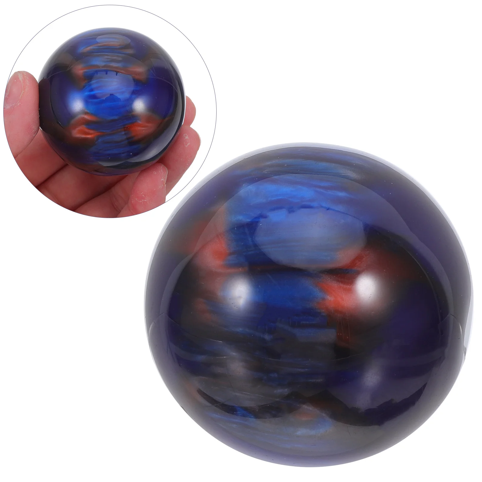 

2Pcs Resin Hand Therapy Balls Marble Decorative Spheres 50Mm Hand Exercise Finger Flexibility Stress Relief Home Decor
