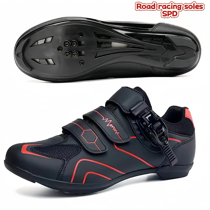 

Велотуфли SPD для шоссейного велоспорта с амортизацией и повышенной износостойкостью, подходят для гонок на длинных дистанциях, для езды по горным и бездорожным трассам.