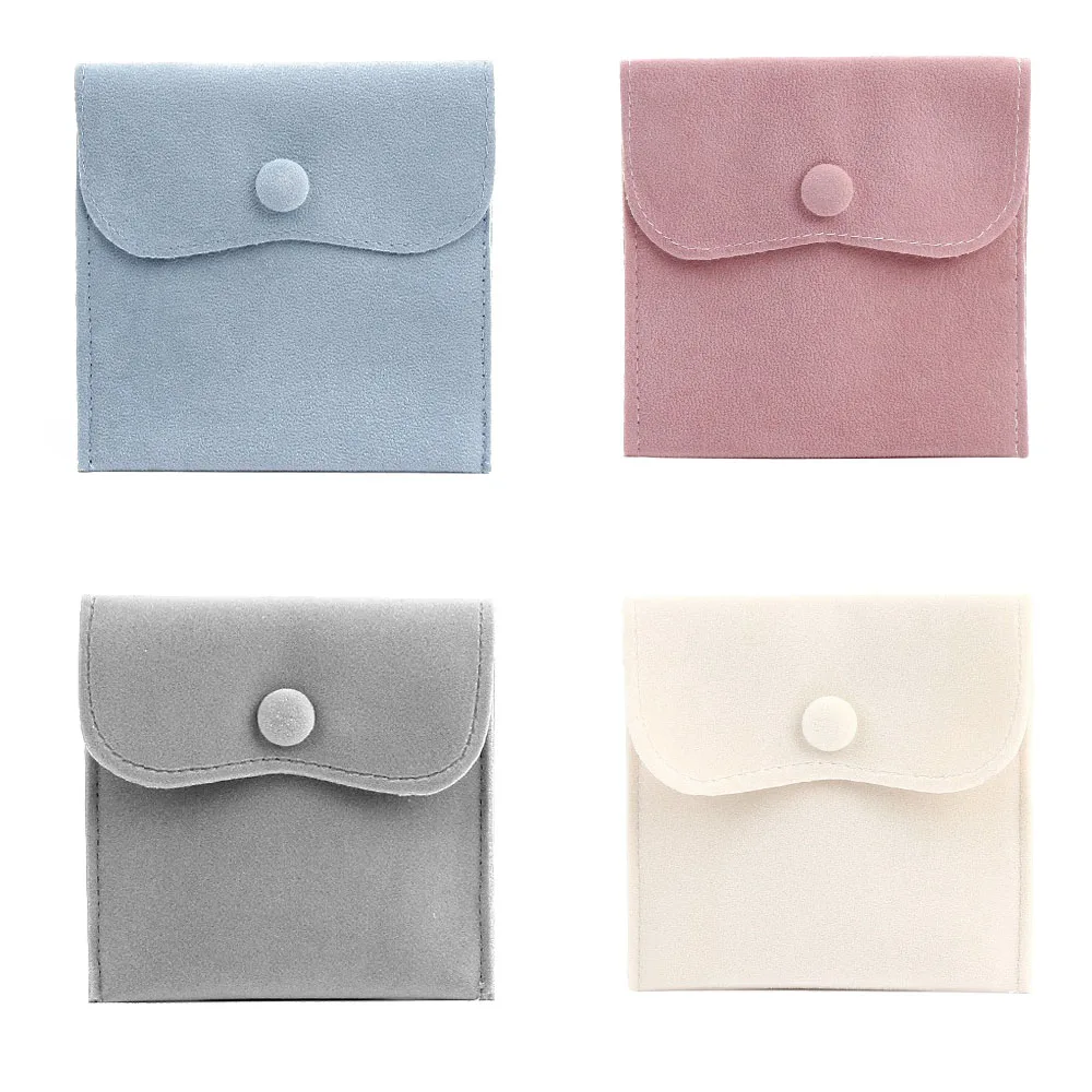 5pcs/Lot Velvet Cloth Small Bags For DIY Earrings Necklace Wedding Gift Pouches Jewelry Packaging Supplies Accessories Findings - Image 4