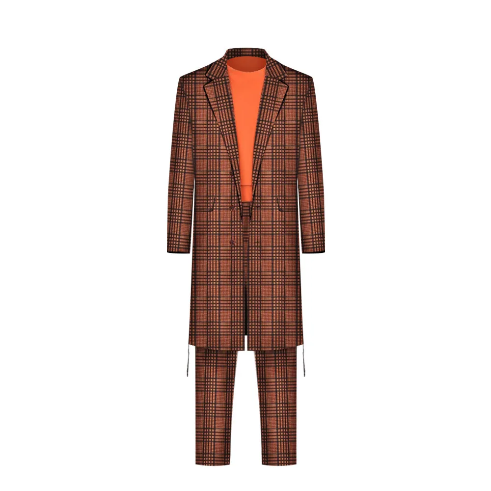 영화 닥터 코스프레 코스튬 Who Diguise 풀 세트 남성용 레트로 유니폼 정장, 성인 복장, 할로윈 카니발 파티 롤플레이