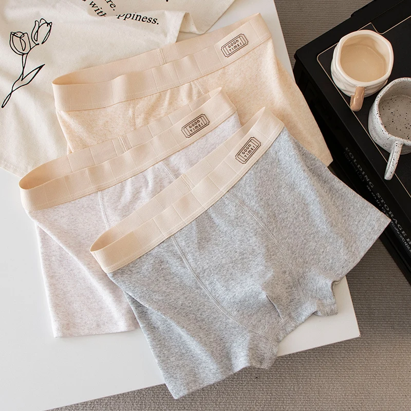 

Soft and waxy men's underwear Class A baby cotton underwear men's pure cotton cotton 7A antibacterial men's boxer underwear