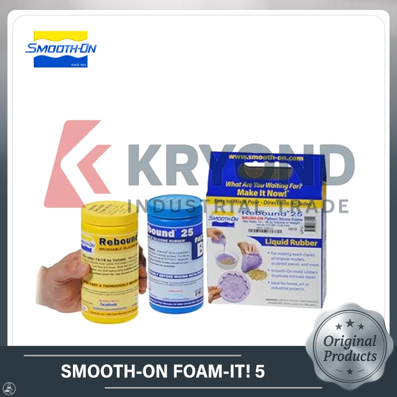 Smooth On FOAM IT 5 Rigid Polyurethane Foam Two Component Low Density Casting Material for Mold Making Prototyping