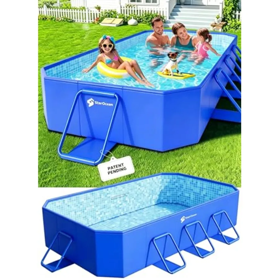 

2026 Foldable Pool, Large Non-Inflatable Swimming Pool for,Adult Collapsible Pools Hard Plastic Shell, Oversized Thickened, Por