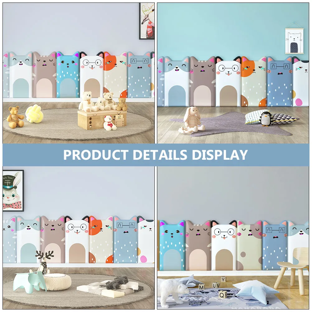 

Soft Wall Children Room Wall Anti Collision Pad Animal Pattern Protective Padding Children Room Decor Anti Collision Kid Sponge