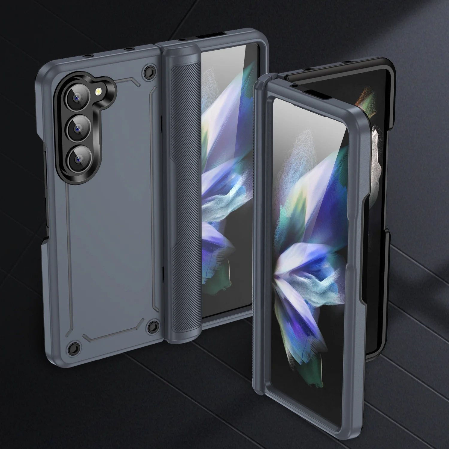 Dust Resistand Protective Armor Case for Samsung Galaxy Z Fold 6 Fold5 Fold6 Fold 5 Zfold6 5G Hinge Design Folding Cases