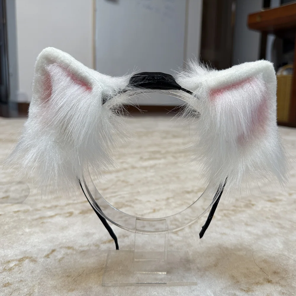 Electric Ear Motorized Ear for Cosplay&Paty fluffy and soft social anxiety accessories Electric Pet cat fox/ wolf Ear