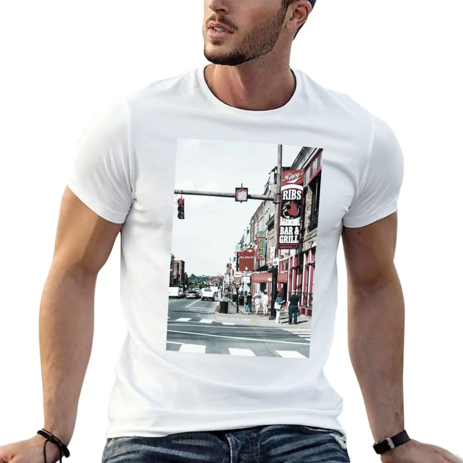 

shirts t man Nashville shirt man for T-Shirt t fit shirt summer casual slim t man Vintage