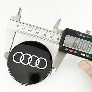 適用於Audi A3 A4 A5 A6 A7 Q3 Q4 Q5 Q7 S3 S4 S5 S6 S7 RS3 RS5 的 4 個 60mm 61mm 68mm 69mm 77mm 汽車輪圈中心蓋配件 10 最佳銷售 2016年奧迪Q3 - №8