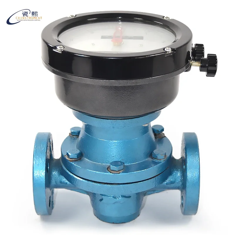 

Positive Displacement Flowmeter Quantitative Heavy Oil Preset Fuel Flow Sensor Oval Gear Flow Meter