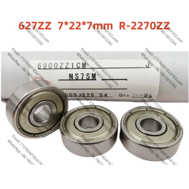 Rodamiento Original 627ZZ 7*22*7mm R-2270ZZ rodamientos de bolas en miniatura de alta velocidad para motor 627 627Z 2270 7x22x7mm
