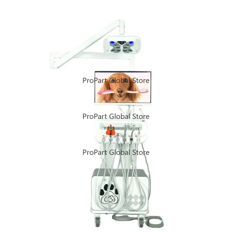 Veterinarian Mobile Carts Mobile Unit With Lamp