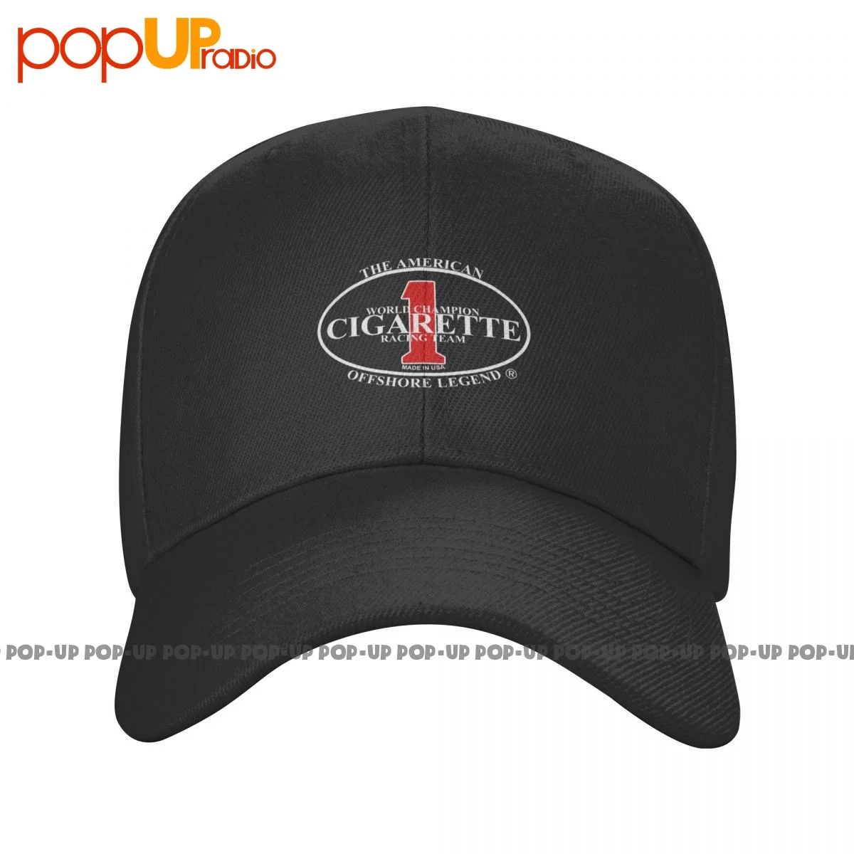 Retro Cigarette Racing Team Logo Speedboats Powerboats Peaked Caps Trucks Hat All-Match Streetwear Baseball Cap