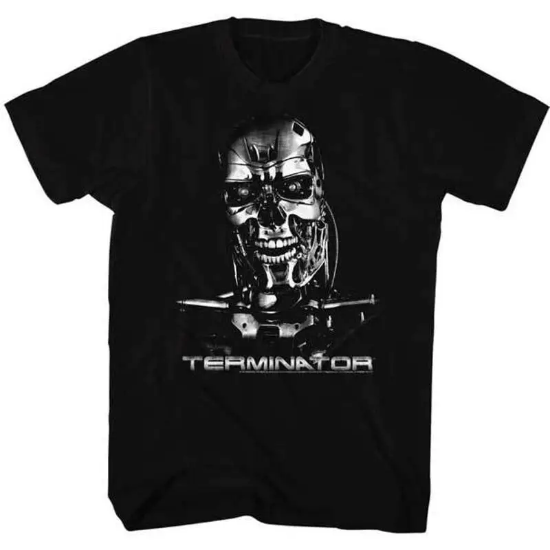 

The Terminator 80's Movie Bust Red Eyes Men's T Shirt