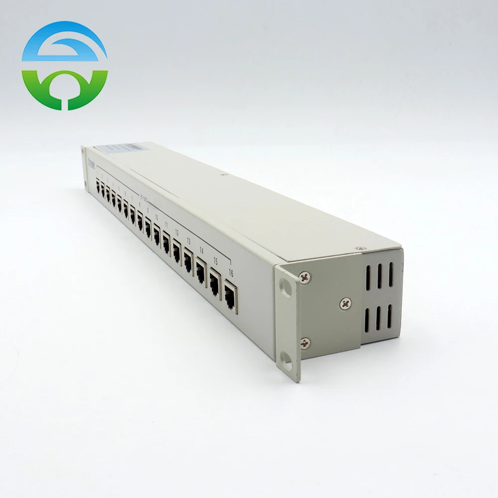 Imagem -05 - Conversor Balun para Patch Panel e1 Port 16 Port 75 Ohm a 120 Ohm