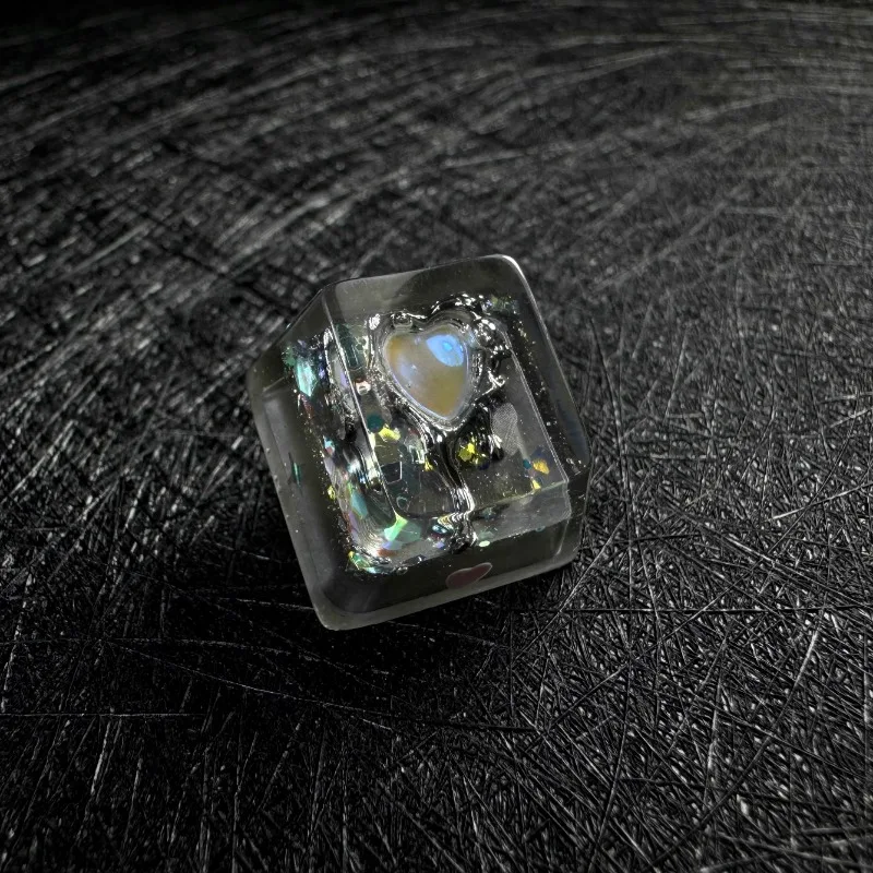 MiFuny Original Custom Transparent Keycaps Resin Keyboard Caps  Artisan Key Caps Mechanical Keyboard Gift  for Drip Glue Key Cap