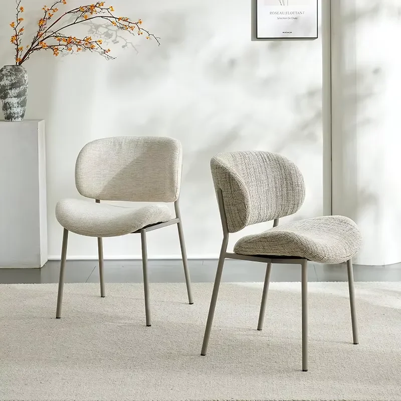 Clear Acrylic Dining Chairs Modern Transparent Ghost Chair Comfortable Lounge Vanity Seat for Bedroom Kitchen Living Room