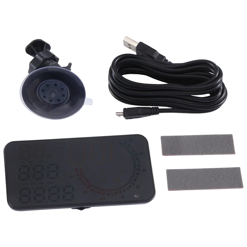 

NEW-G11 HUD Head-Up Display GPS Car Display Speeding Alarm Driving Speed Universal Black Easy To Use