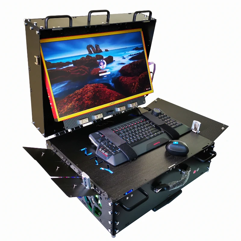 

Doomsday equipment Monitor, PC assembly, computer game, portable mobile main chassis, 24 inches