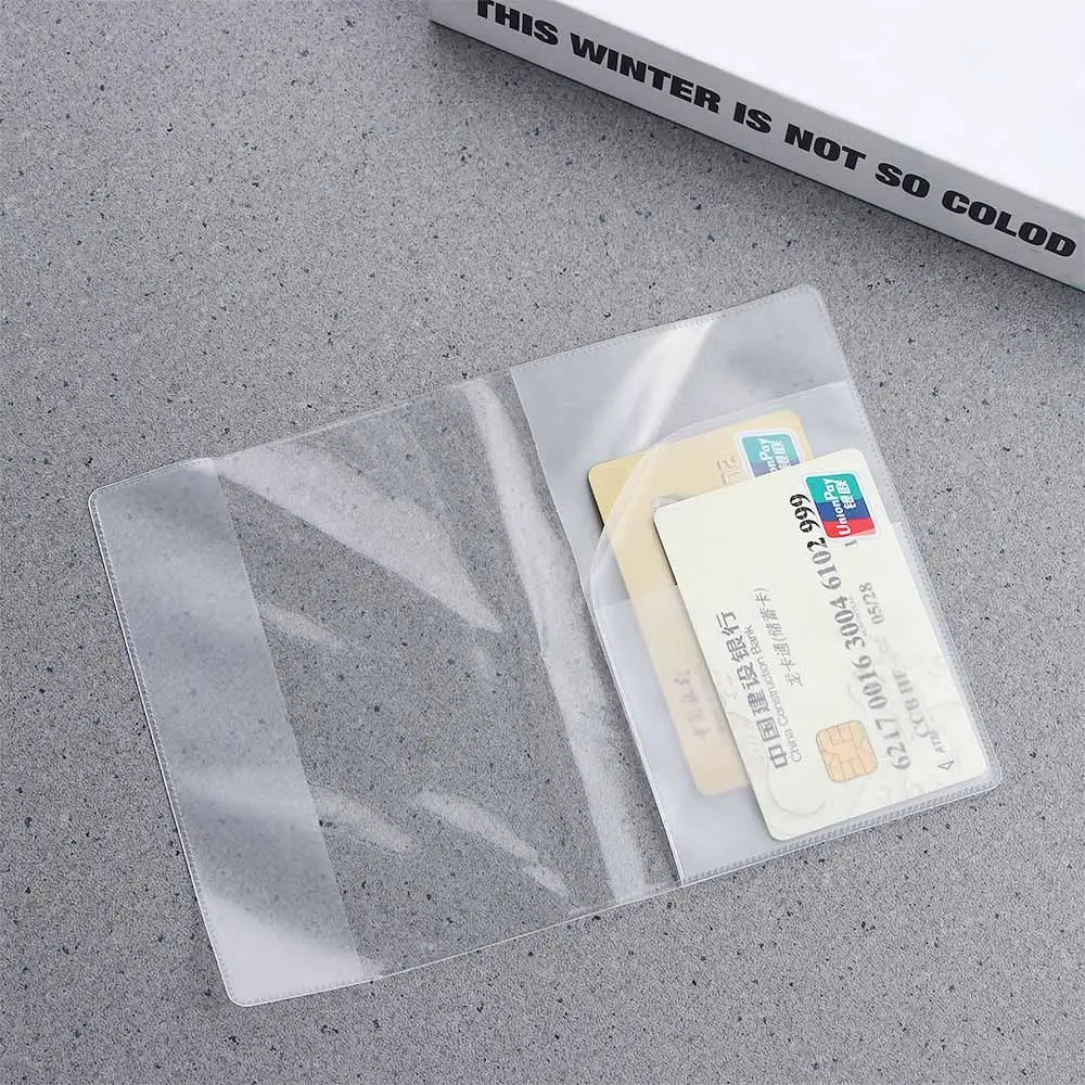 

Protective Document Sleeve Case Clear Travel Waterproof Transparent Passport Case Holder ID Card Protective Case