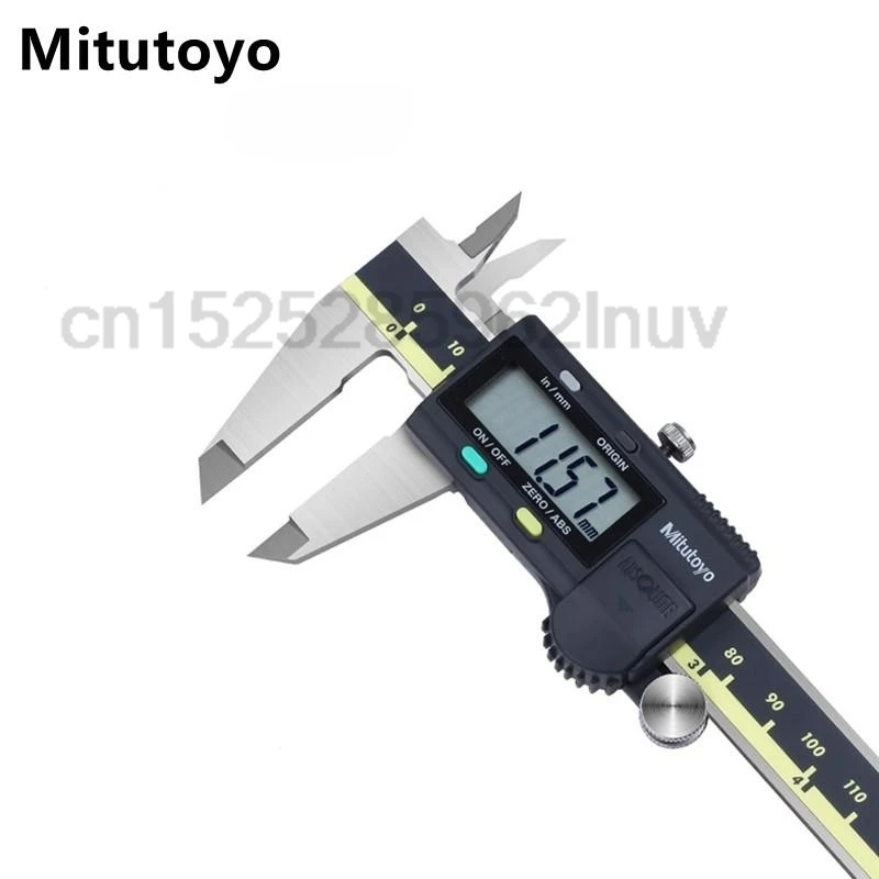 

Mitutoyo CNC Electronic Caliper Absolute 150mm 300mm Digital Calipers Stainless Steel 8Inch/Metric 8" 0-200mm Range -0.001"