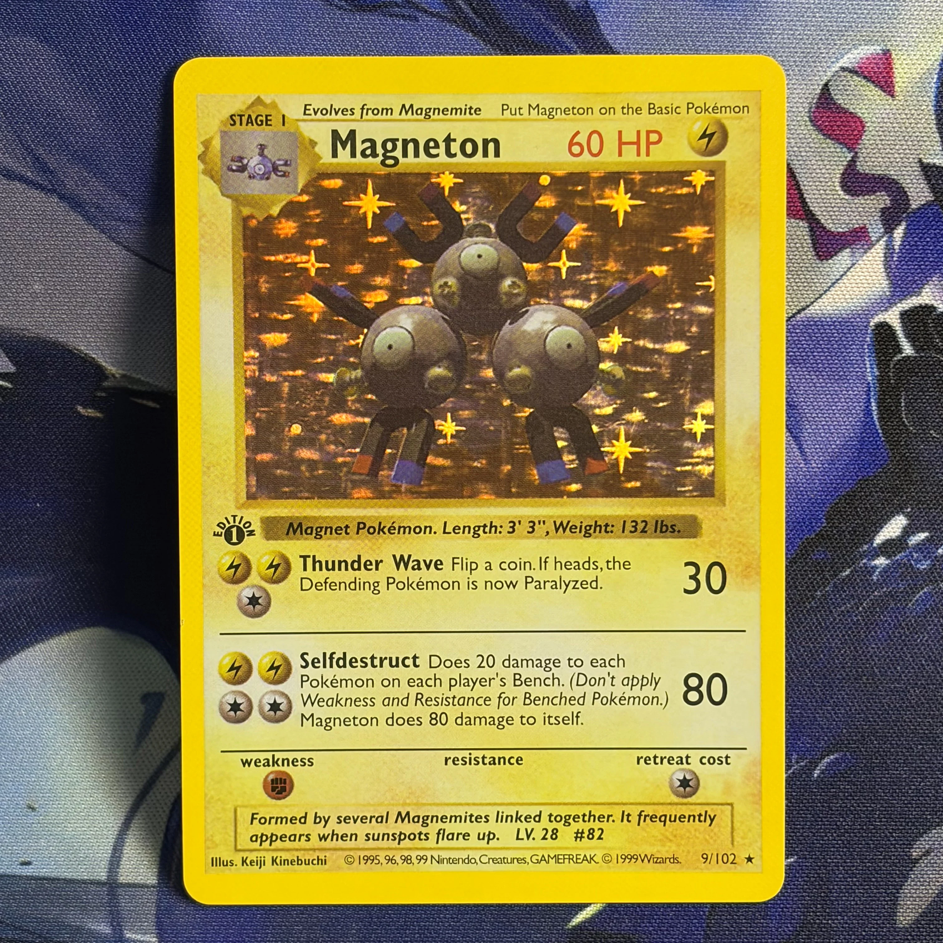 PROXY 16 Stuks PKM Kaart Basisset-1 Zeldzame Verzamelkaarten Alakazam/Gyarados/Venusaur/Charizard Ptcg Hobby Display Speelgoed en Cadeaus
