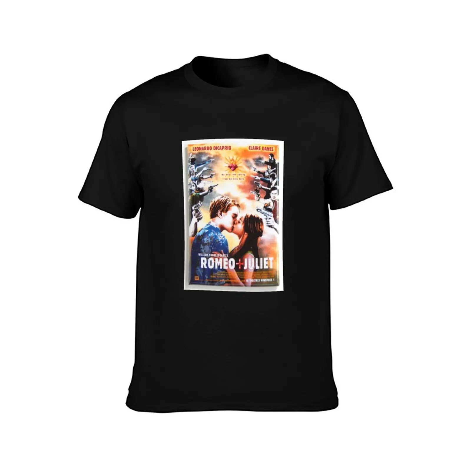 Romeo + Juliet Baz Luhrmann T-Shirt, Summer Casual Cotton Tee, Oversized Streetwear Tops, Vintage Graphic Print, 100% Cotton