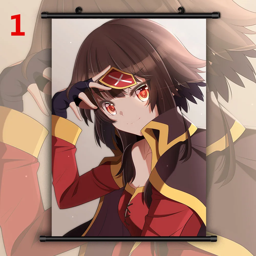 Wall Art Cartoon Anime Konosuba Megumin Print Canvas Painting Poster Home Decoration Mural Pictures Kids Room Decor