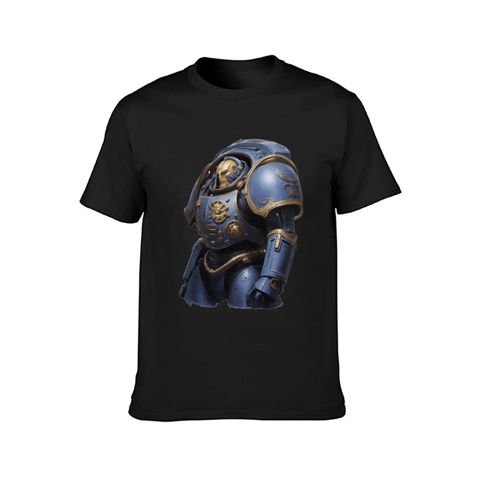 Space Marine Ultramarine T-Shirt vintage clothes anime clothes men t shirts