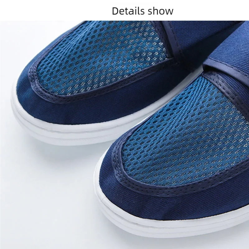 Anti static mesh shoes with thickened PU soft sole, breathable and comfortable, work shoes for electronic factory workshops