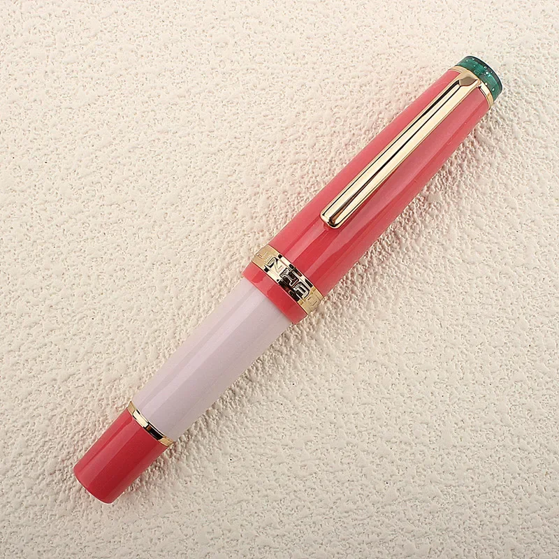 Jinhao 82 Mini Fountain Pen Acrylic Cute Pocket Pens for Students Calligraphy Practice Writing Ink Pens Office School Supplies