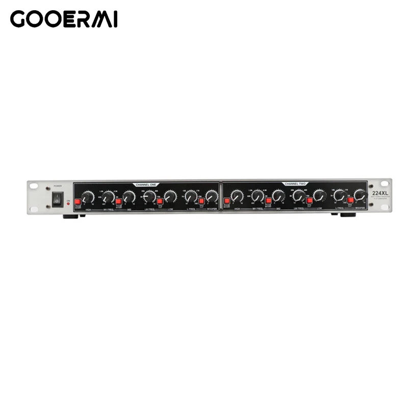 Gooermi Professional Audio Equipment Subwoofer Electronic Frequency Divider Processor For Stage Performance/KTV