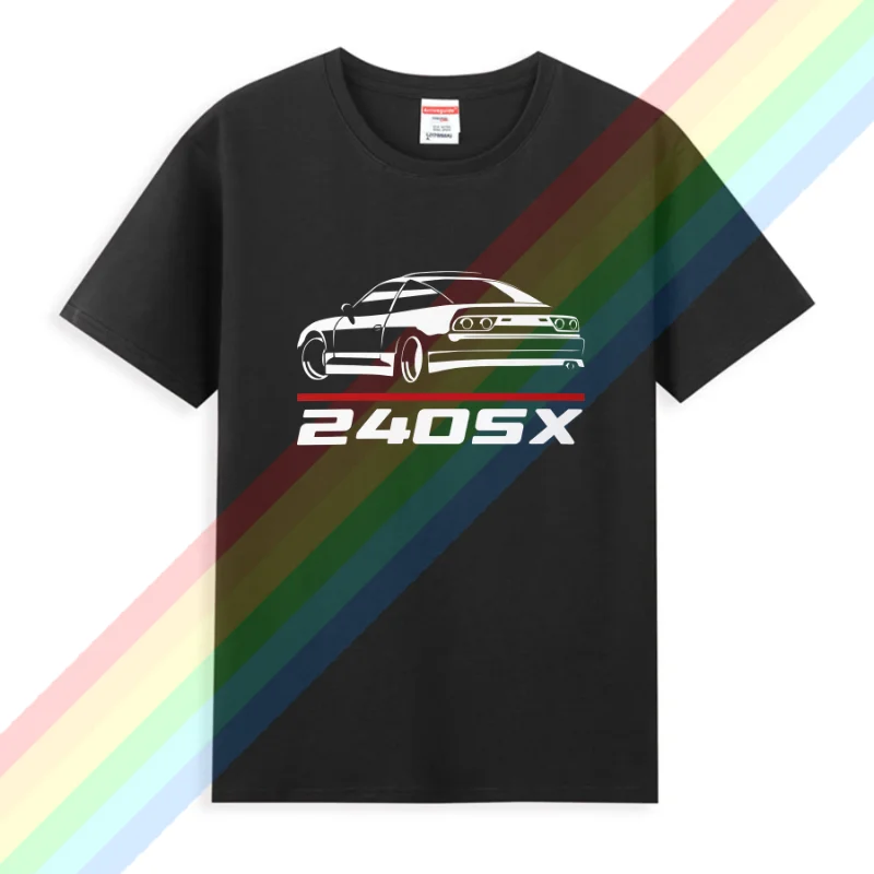 

2024 Men T Shirt Casual Premium T-shirt for Nissan 240SX Car Enthusiast T-shirt Graphic Summer Short Sleeves 100% Cotton S-3XL