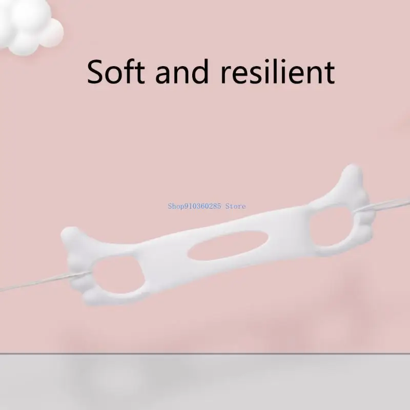 

K9FF Nursing Bottle Handles Square Soft Silicone Handle for Glass Milk Bottles