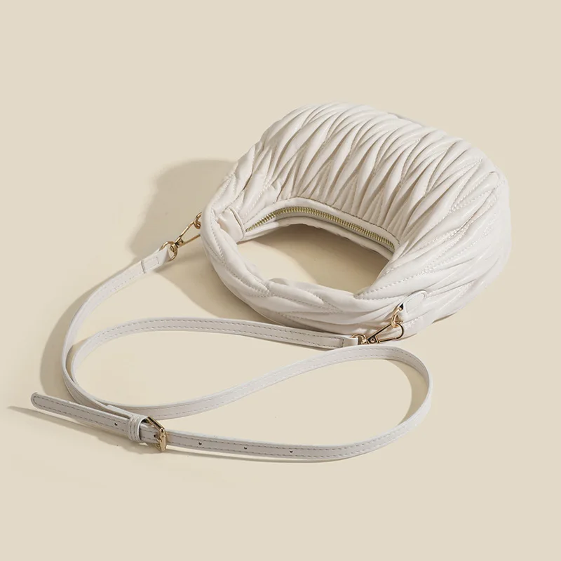 حقيبة يد عصرية متعددة الأغراض على الطراز الكوري لعام 2025 مع تطريز وحقيبة صغيرة - حقيبة كتف نسائية مشهورة عند الكوع #3