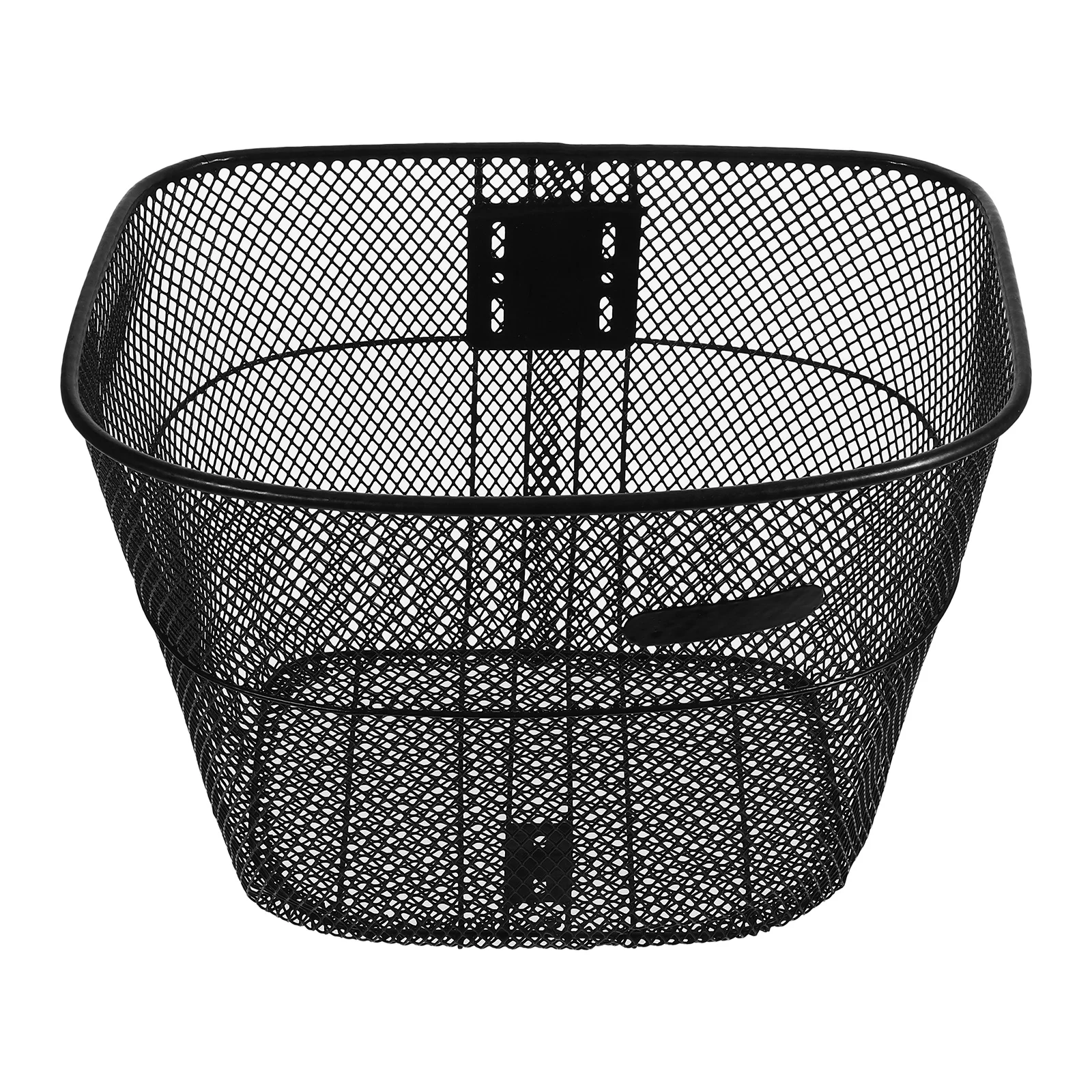 

Quick Detachable Bike Basket Metal Large Capacity Sturdy Steel Easy Install Smooth Surface Portable Bicycle Basket For Cycling